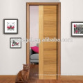 Interior wood pocket door